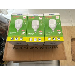 BÓNG ĐÈN TRÒN - ĐÈN LED BULB 40W MPE LBD2-40