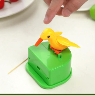 Hộp đựng tăm tự gắp thông minh hình chim gõ kiến xinh xắn - khosigiadung0806 🥡