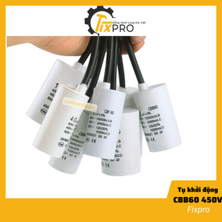 Tụ máy giặt cbb60 25uf/35uf/40uf/45uf/60uf/100uf 450v chính hãng senju