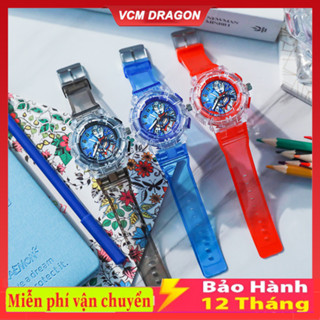 Đồng Hồ Siêu Nhân Nhện Nhiều Màu Cho Bé Trai Có Đèn LED Phát Sáng, Chống Nước