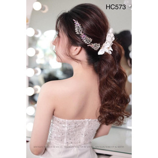 Ốp cài đá lấp lánh Cài Tóc Cô Dâu
