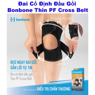 Đai cố định đầu gối bonbone thin pf cross belt bảo vệ gối