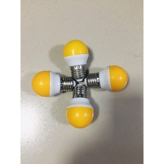 Bóng led búp trái châu 3W màu vàng