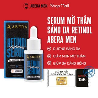 Serum Trẻ Hoá Da Retinol 0,1% Abera Men 20ML - Mờ Thâm, Sáng Da, Giảm Nếp Nhăn, Căng Bóng Da