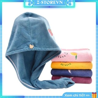 Khăn lau tóc, ủ tóc nhanh khô mềm mại và siêu thấm