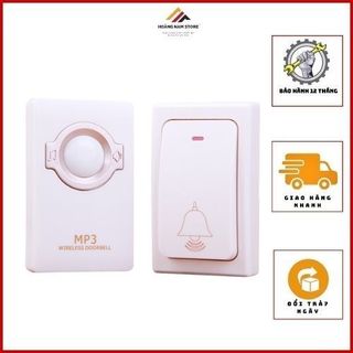 Chuông cửa không dây MR-868 -Chuông đẹp,âm vang,chống bụi,chống nước tôt