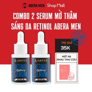 - Serum Trẻ Hoá Da Retinol 0,1% Abera Men 20ML - Mờ Thâm, Sáng Da, Giảm Nếp Nhăn, Căng Bóng Da