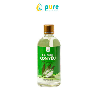 Dầu tràm Nguyên Chất- Pure - Dầu Tràm Con Yêu 100ml - Dầu Tràm Cho Bé Sơ Sinh và Gia đình