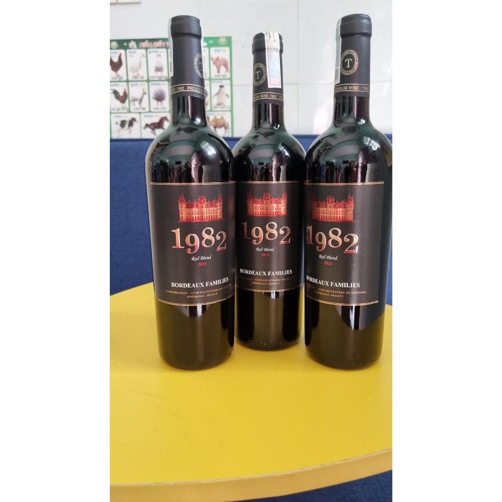 Rượu vang Pháp 1982 Red Blend 2021