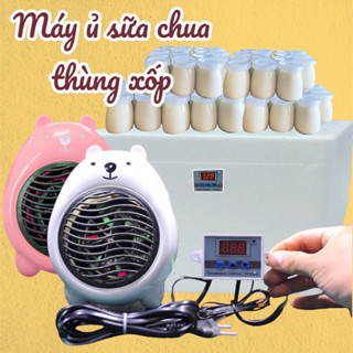 Máy ủ sữa chua thùng xốp công nghiệp công suất 400w Tự làm da ua tại nhà yogurt khống chế nhiệt độ tự ngắt an toàn gấu