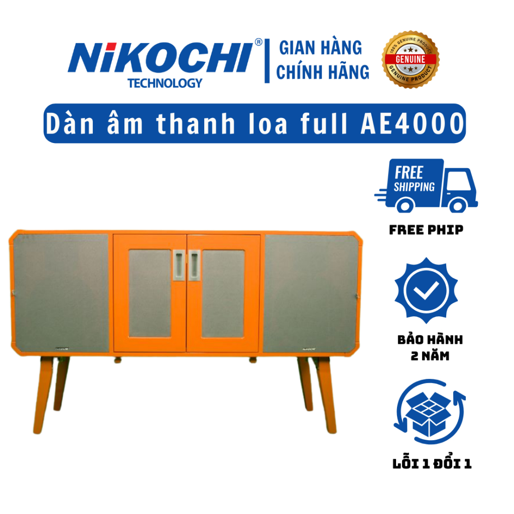 Dàn âm thanh Nikochi AE4000, nghe nhạc, hát karaoke, dàn âm thanh loa full hifi