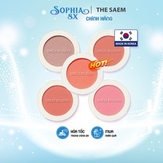 🔥 Phấn Má Hồng THE SAEM Saemmul Single Blusher Hàn Quốc màu siêu xinh mềm mịn dễ dùng