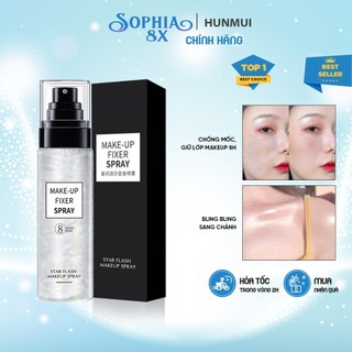 Xịt nhũ bắt sáng gecomo cố định lớp makeup stars shine galaxy fixed spray siêu hotttt
