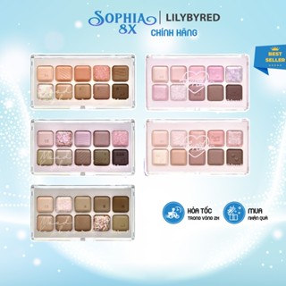 Bảng phấn mắt LILYBYRED Mood Key Board 10 ô siêu xinh lên màu chuẩn