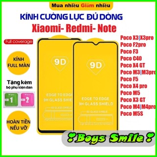  Kính cường lực Full Màn Xiaomi Poco X3 X3 pro F3 F4 F4 GT X3 GT X4 X4pro X5 X5 pro M3 M3pro M4 M4 pro M5 M5S 