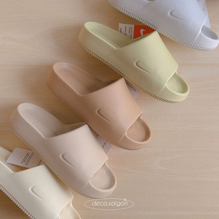 Dép đúc NK Calm Slide quai ngang nữ nam đi trong nhà đúc nguyên khối bản vân nhám