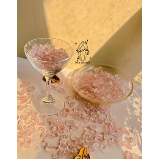 Đá thanh tẩy Rose Quartz hồng 6 ánh sao trong veo cực đẹp, sưu tầm, handmade, reiki, thiền định