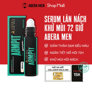 Serum Lăn Nách Abera Men 15ML - Khử Mùi Hôi Nách, Giảm Thâm Nách, Ngăn Tiết Mồ Hôi 72H
