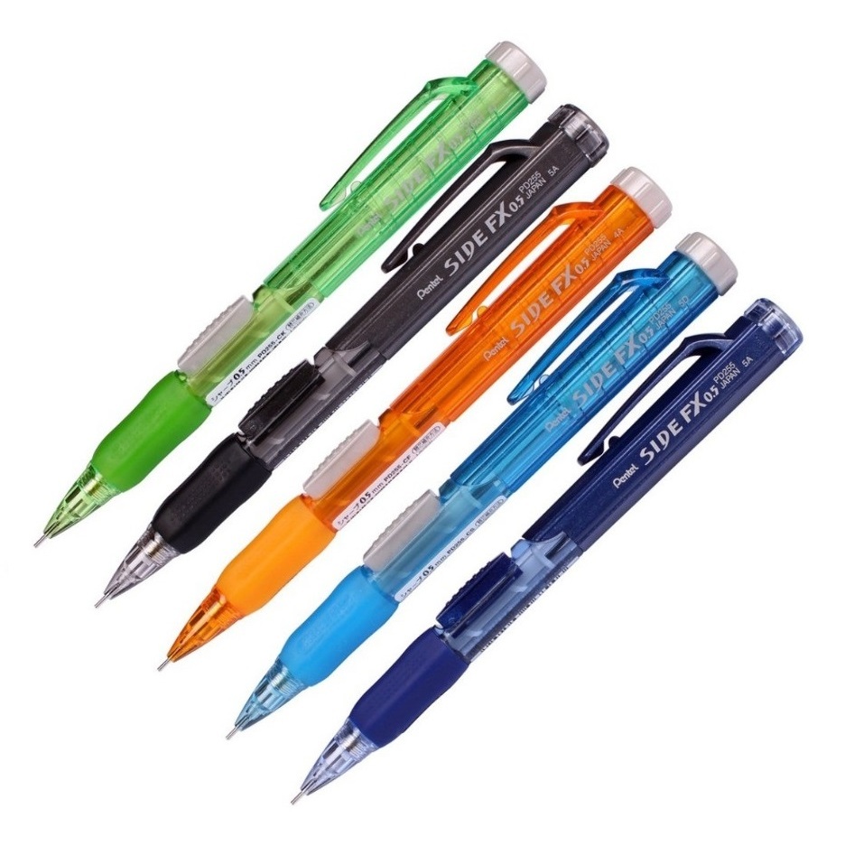 Chì bấm giữa Pentel Side FX Mechanical Pencil PD255 0.5mm