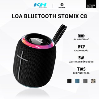  Loa Stomix Gochek Bluetooth C8 khả năng chống nước IPX7 chuẩn nén âm thanh AAC 