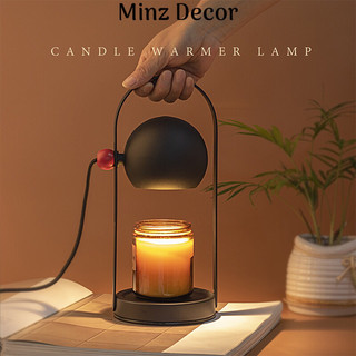 Đèn Đốt Nến Thơm Kim Loại Cổ Điển Hiện Đại Xoay Ánh Sáng 360 độ Trang Trí Phòng 