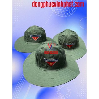 Nón Bèo Đoàn Thanh Niên việt Nam Logo Thêu - VĨNH PHÁT