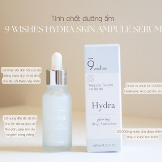 Tinh Chất Dưỡng Ẩm 9Wishes Hydra Skin Ampule Serum 25ml