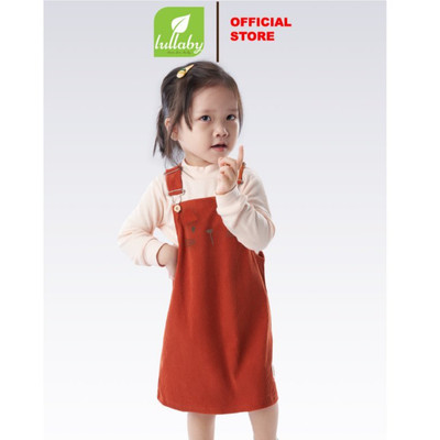 LULLABY - NH579M - Đầm yếm nhung bé gái