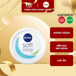 Kem Dưỡng Ẩm Mềm Da Nivea Soft Refreshingly Soft Moisturizing Cream 50ml