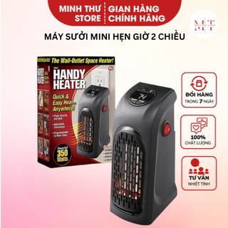 Quạt Sưởi Ấm Handy Heater Tiết Kiệm Điện Có Hẹn Giờ Fan Heater Electric Home Mini 220V Có Bảo Hành 2023