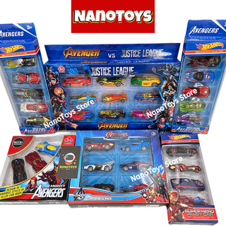 Đồ chơi xe sắt siêu anh hùng avenger - 3, 4, 5, 6, 8, 9, 10 xe - hộp ngẫu nhiên - nanotoys store