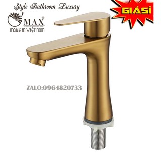 Vòi lavabo lạnh inox 304,vòi bồn rửa mặt 2 tấc giá rất rẻ tại Showroom Á CHÂU quận 12