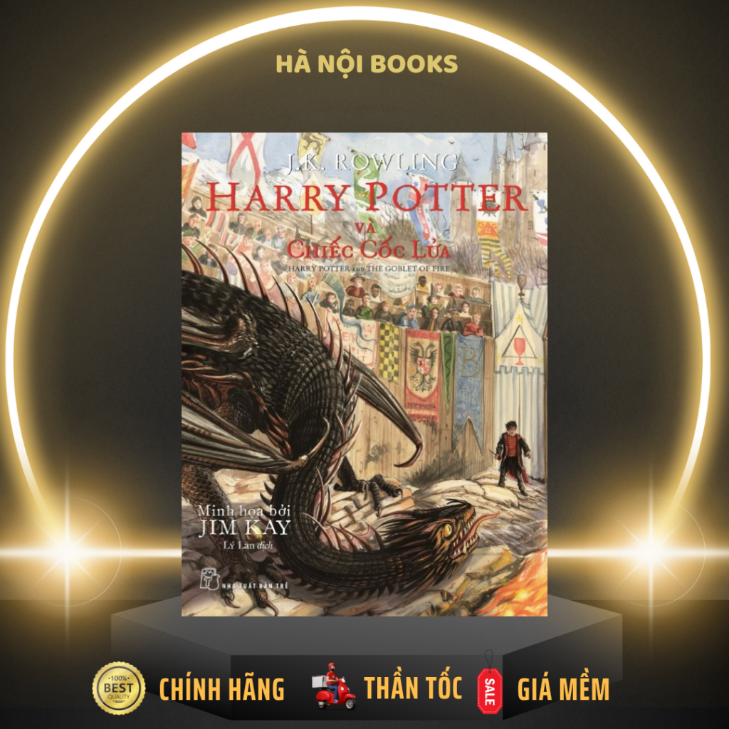 Sách - Harry Potter Và Chiếc Cốc Lửa ( Bản màu tập 4) - NXB Trẻ