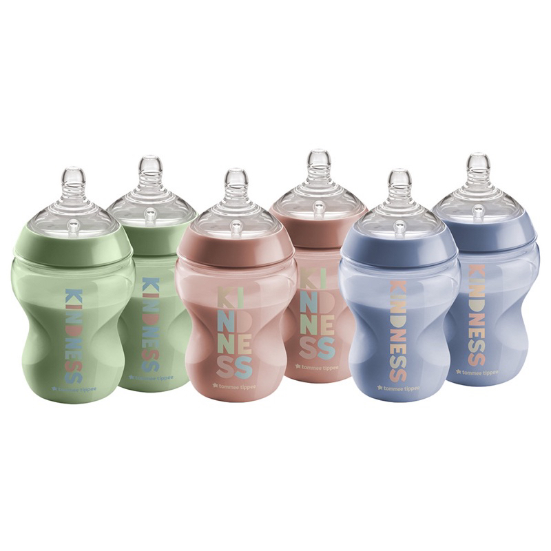 Bình sữa Tommee Tippee 260ml mẫu Kindness tách set