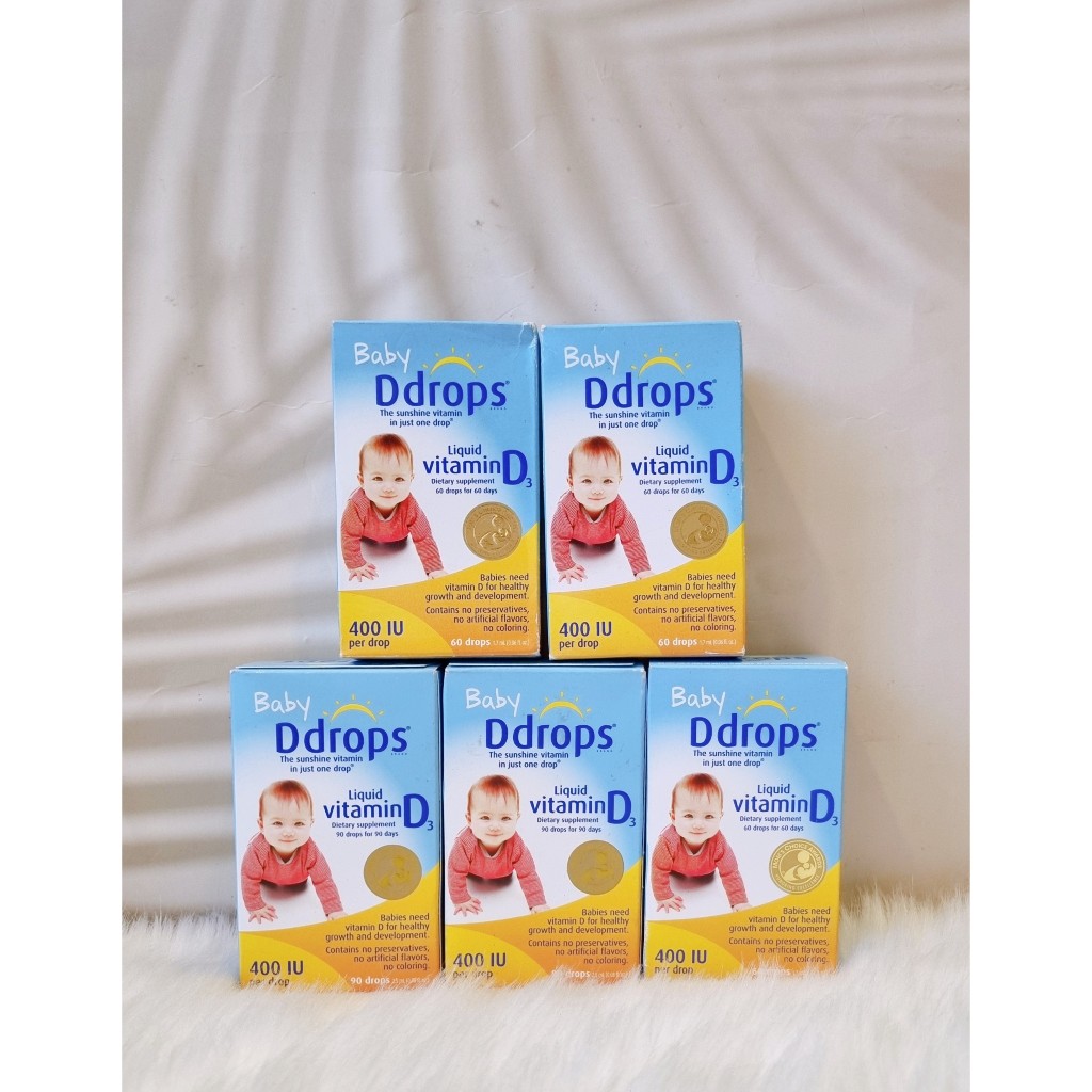 [Hàng Mỹ bay Air có Bill] Vitamin D3 Baby Ddrops 2.5ml