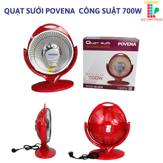 Quạt sưởi ấm phòng cho bé halogen povena pvn sh28 ,công suất 700w làm ấm siêu nhanh