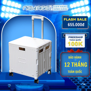 Xe kéo đi chợ gấp gọn Fujihome PT-35F tải trọng 50-60kg thích hợp dùng đi chợ, chở đồ, bảo hành 12 tháng