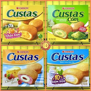 Bánh kem trứng Custas Orion hộp 12 cái (276G)