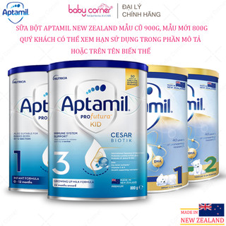 [HSD: 2025] Sữa bột Aptamil New Zealand Số 1, 2, 3 Hộp 800g/ 900g Cho Bé