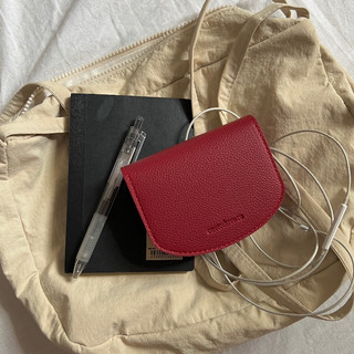 Ví da nữ cầm tay Handmade Moon Crepe Wallet Onetothree