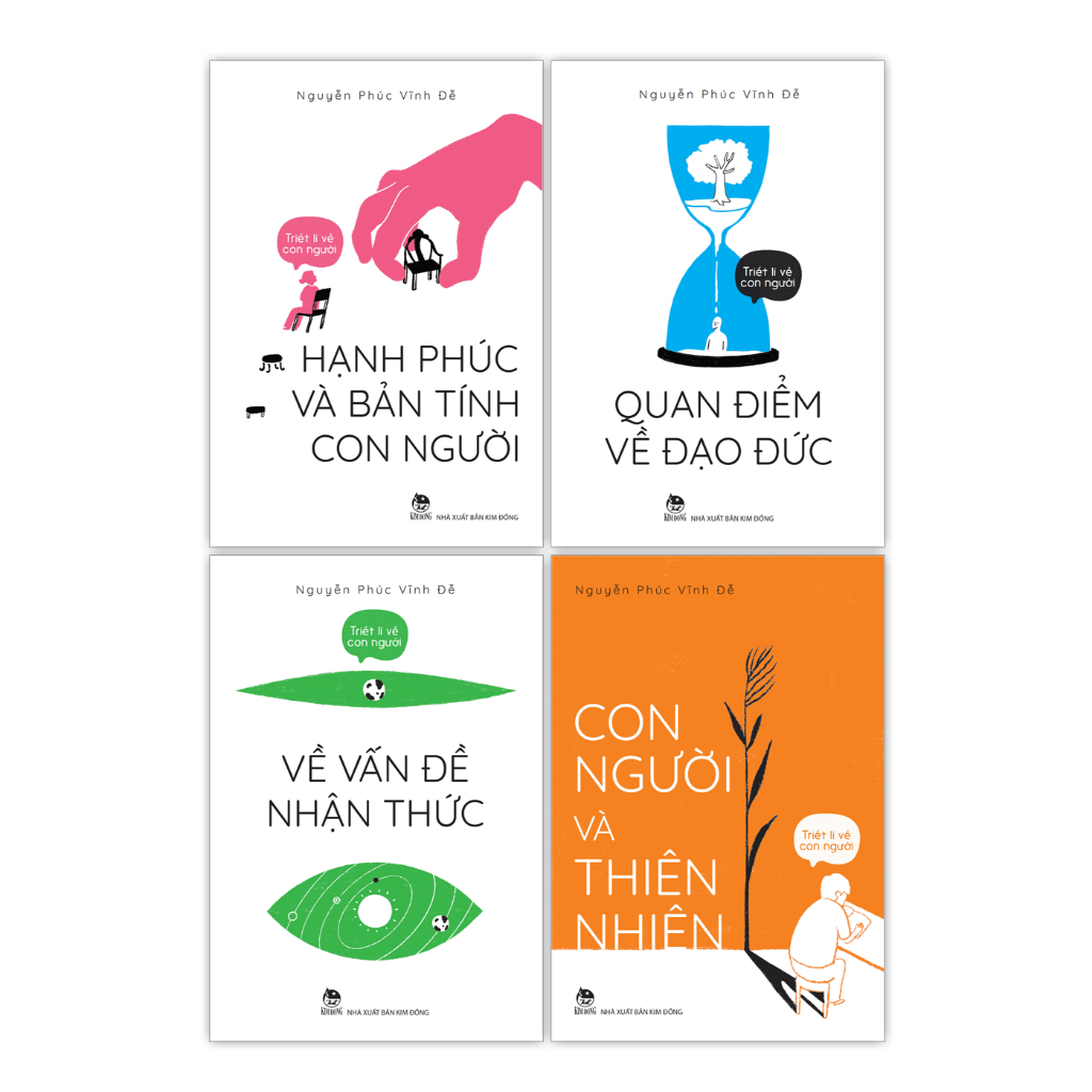 Sách - Combo Triết Lí Về Con Người (4 Cuốn)