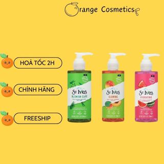 Sữa rửa mặt st.ives dạng gel st.ives daily facial cleaner gel 200ml - hàn quốc