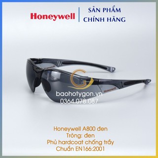 Kính bảo hộ lao động Honeywell A800 Đen - nhập khẩu Hoa Kỳ