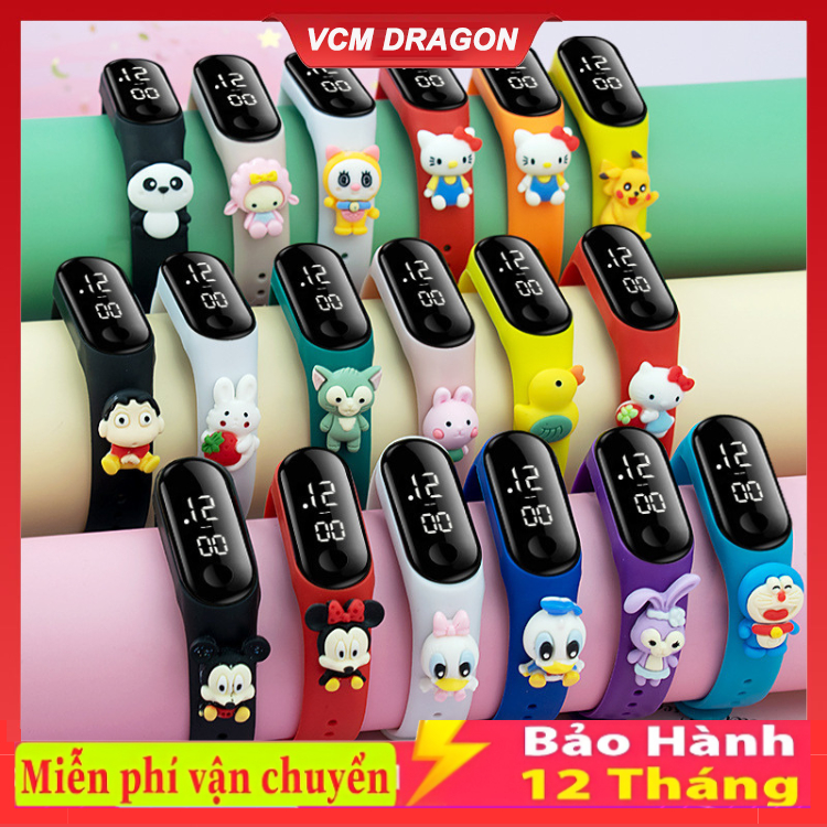 Đồng Hồ Trẻ Em ZGO DISNEY Silicon, Đồng Hồ Điện Tử Thông Minh Cho Bé