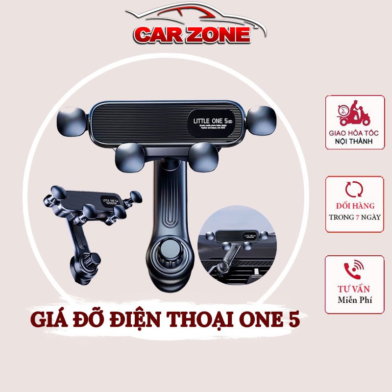 Giá Đỡ Điện Thoại Ô Tô LITTLE ONE 5 - Kẹp Cửa Gió Điều Hòa Xoay 360 Độ, Không Vướng Cửa Gió Điều Hòa Cao Cấp