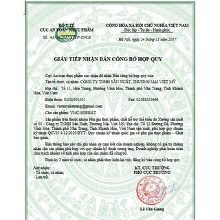 VMC Sorbat BẢO QUẢN THỰC PHẨM AN TOÀN ĐẠT CHỨNG NHẬN