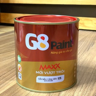 Sơn Gỗ chính hãng G8 màu cánh gián 835