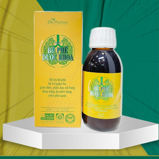 Bổ phế Dược Khoa Hộp 125ml Hỗ trợ bổ phế Giảm ho  đờm rát họng khản tiếng viêm phế quản.