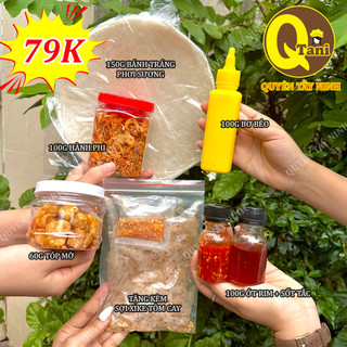 Combo Bánh Tráng Phơi Sương Bơ Béo Hành Phi Tóp Mỡ Giòn Thơm Cực Ngon| Bánh Tráng Quyên Tây Ninh