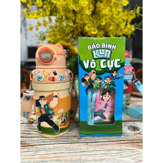 bình nước lúa mạch 430ml kun - bình nước kun cho trẻ em